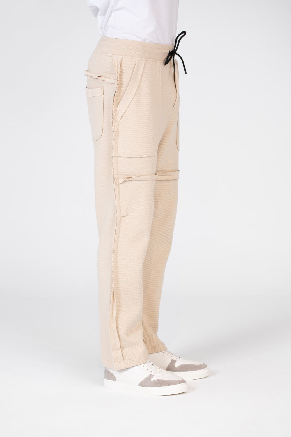 Men's Oversize Sweatpants With A Modern Fit In Melton Material