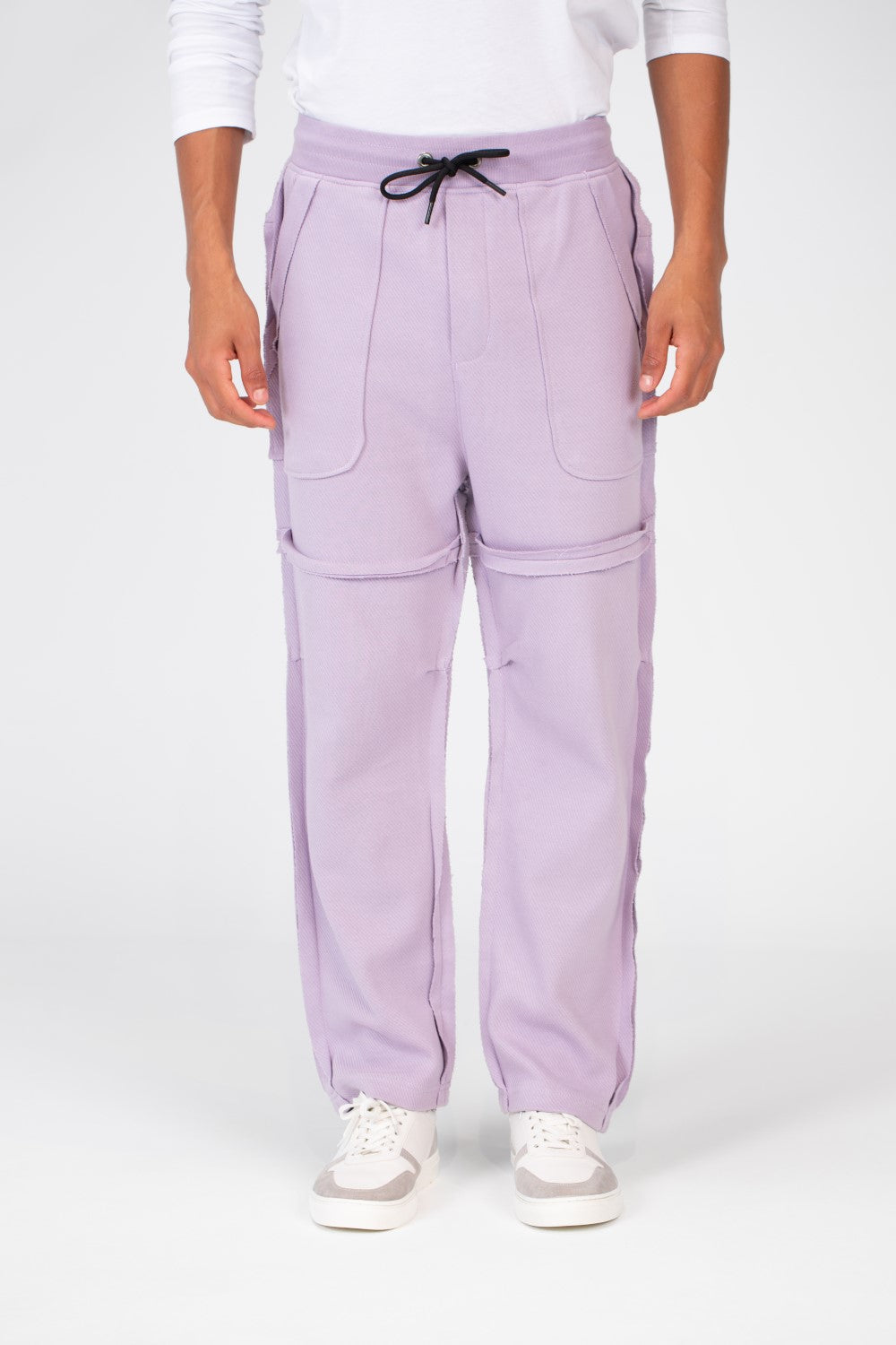 Men's Oversize Sweatpants With A Modern Fit In Melton Material
