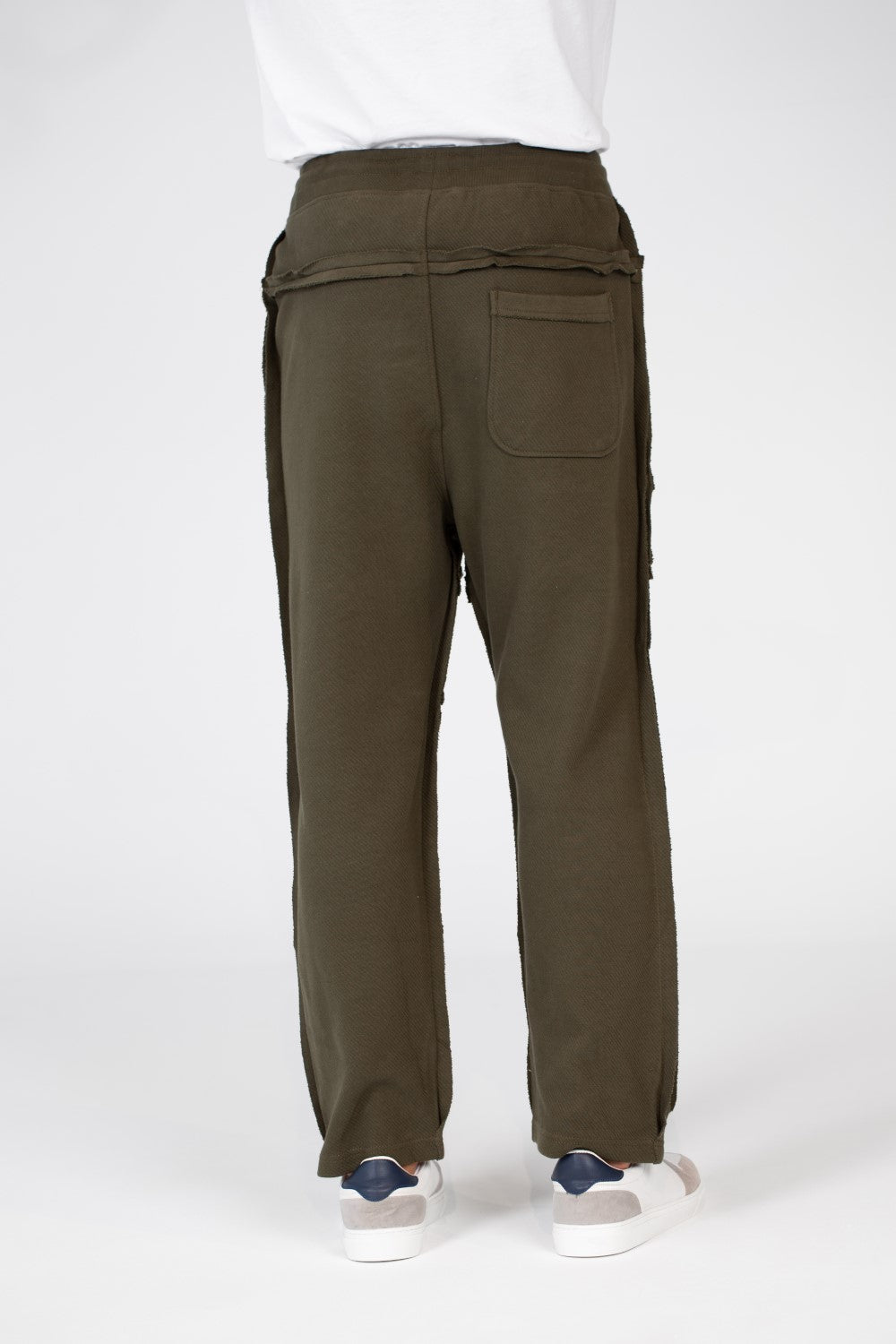 Men's Oversize Sweatpants With A Modern Fit In Melton Material