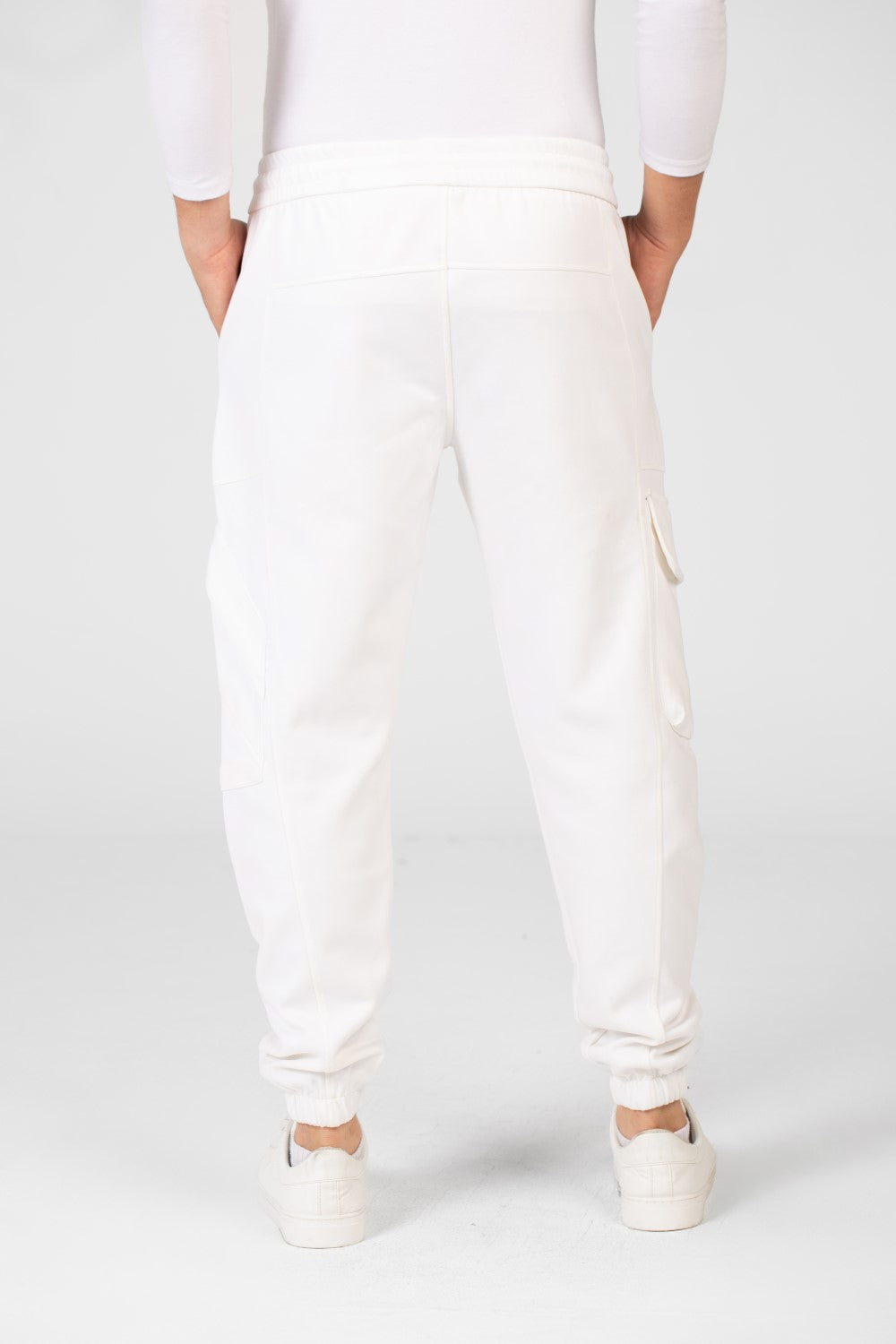 Men's Basic Plain Jogger Sweatpants With Side Pockets