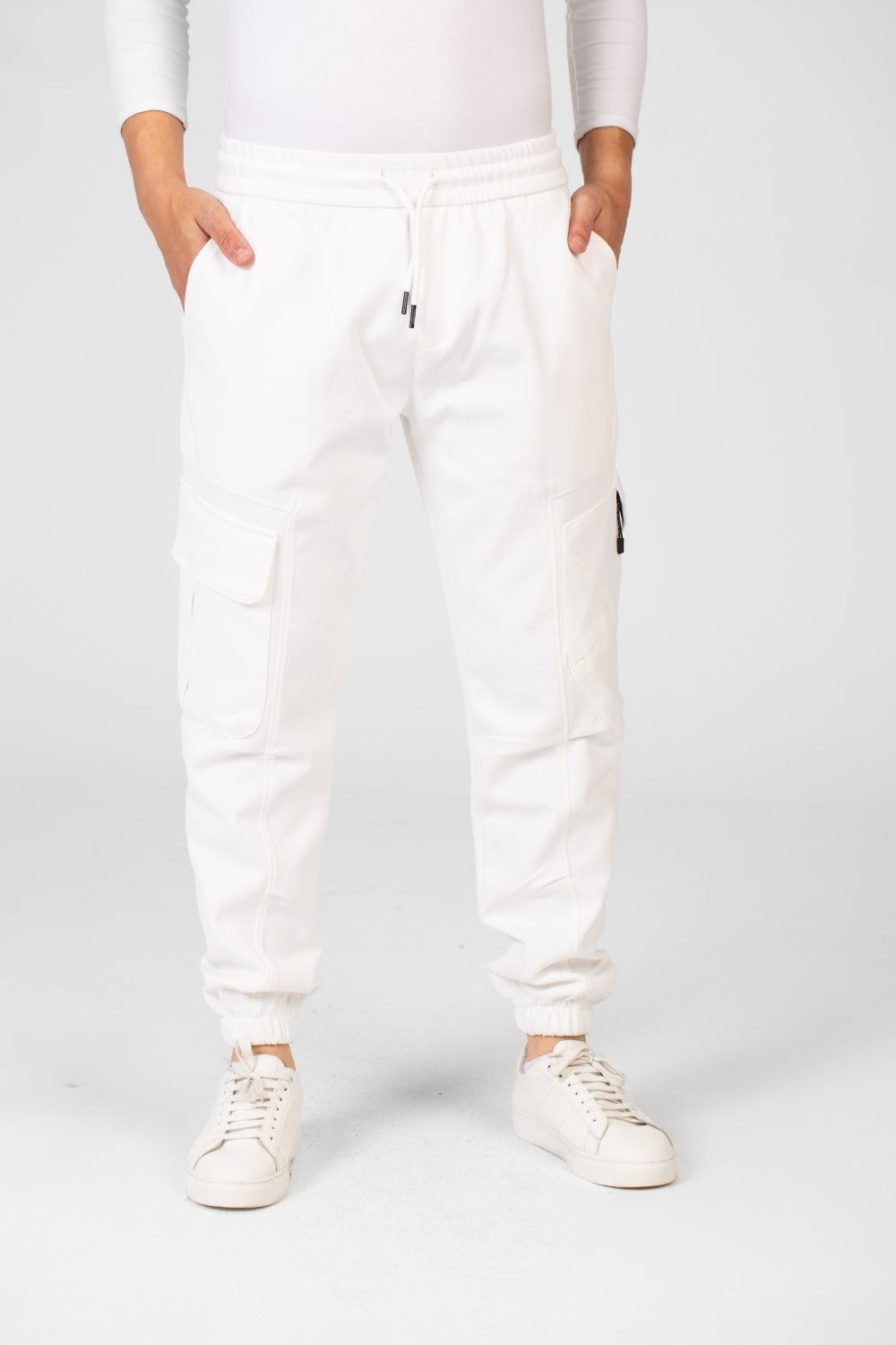 Men's Basic Plain Jogger Sweatpants With Side Pockets