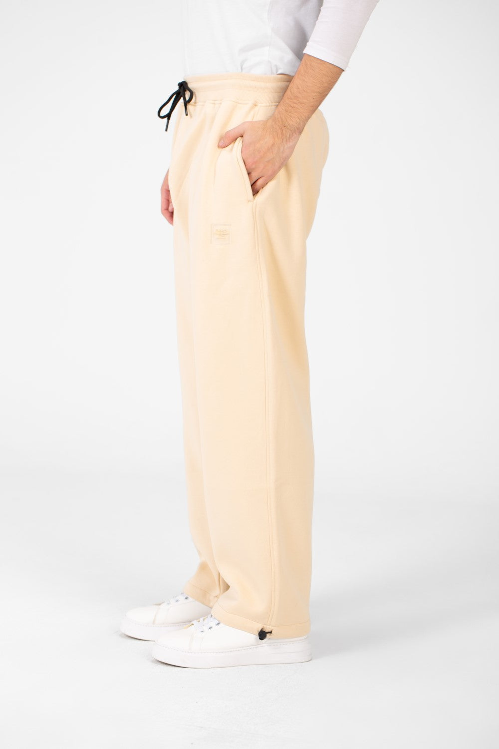 Men's Oversized Sweatpants With Drawstring Waist And Pockets