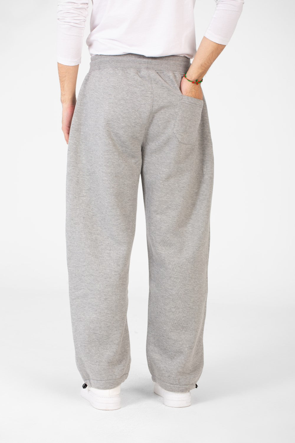 Men's Oversized Sweatpants With Drawstring Waist And Pockets