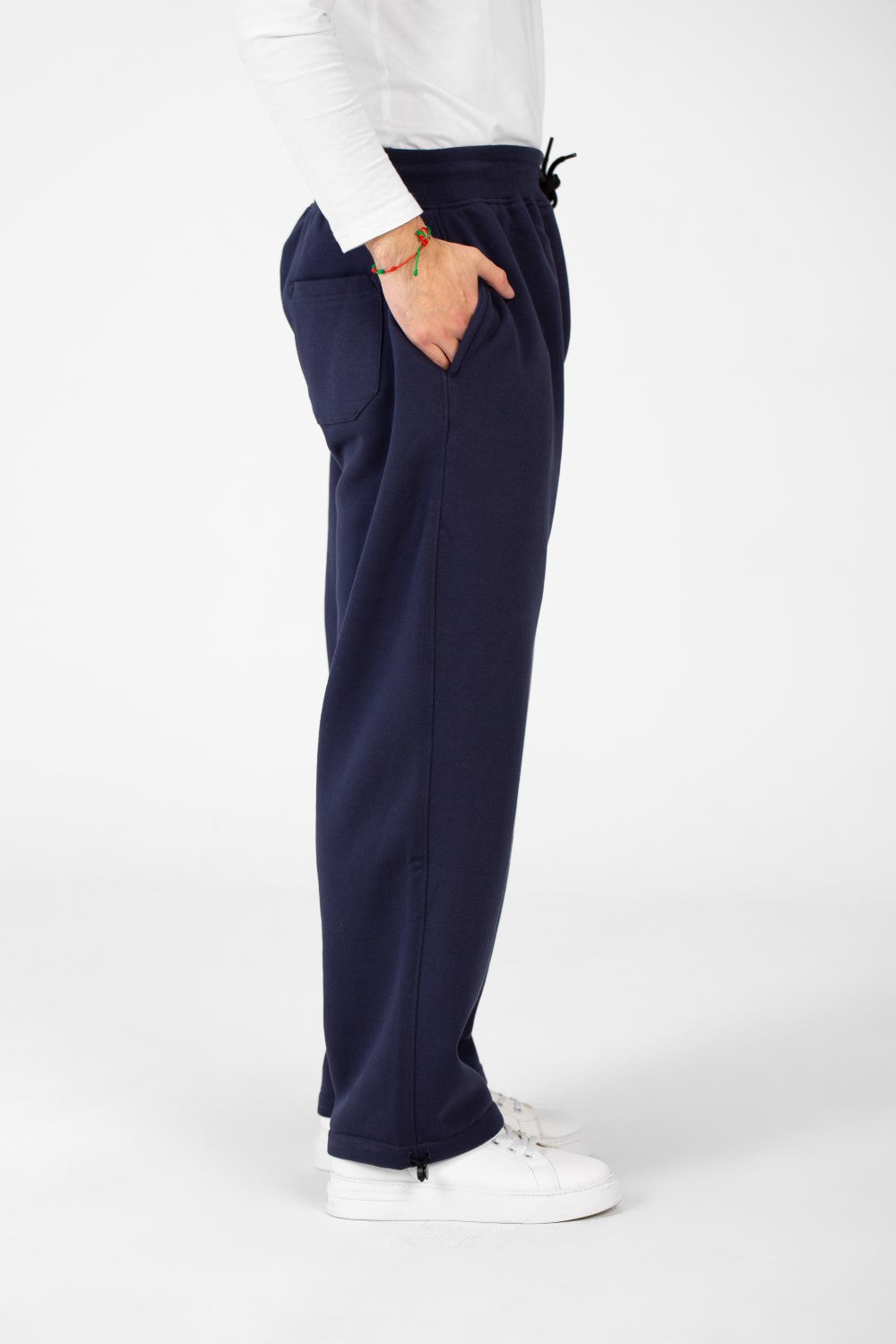 Men's Oversized Sweatpants With Drawstring Waist And Pockets