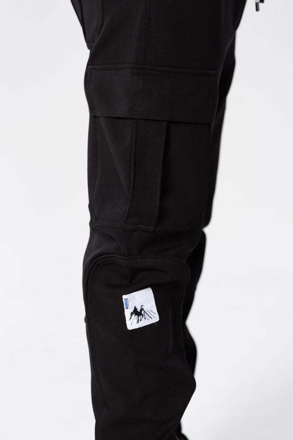 Men's Oversize Sweatpants With Side Pockets And An Elastic Band In The Middle