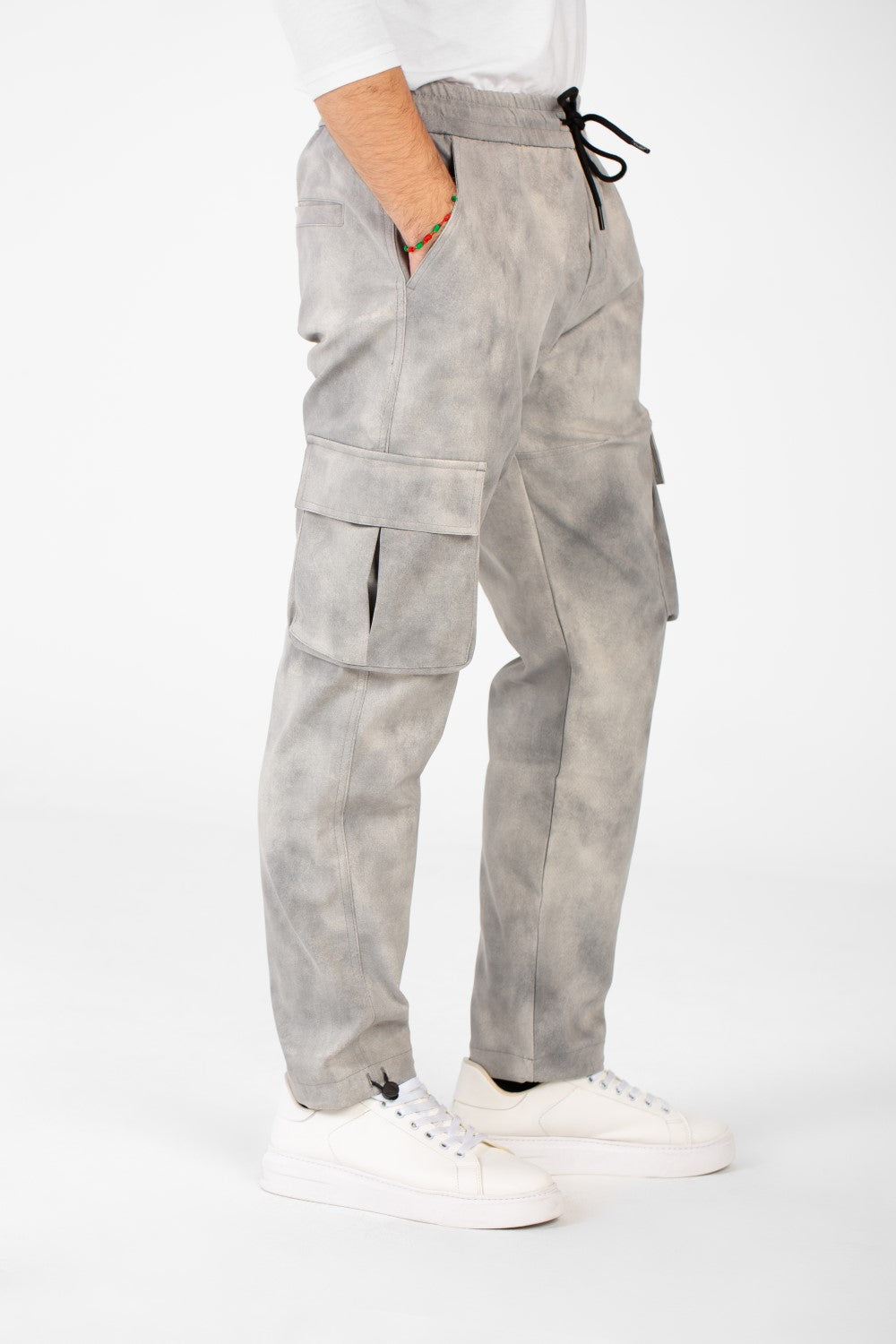 Men's Casual Sweatpants With Elastic Waist And Side Pockets