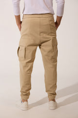 Men's Basic Oversized Sweatpants With Elastic Waistband And Side Pockets