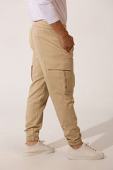 Men's Basic Oversized Sweatpants With Elastic Waistband And Side Pockets