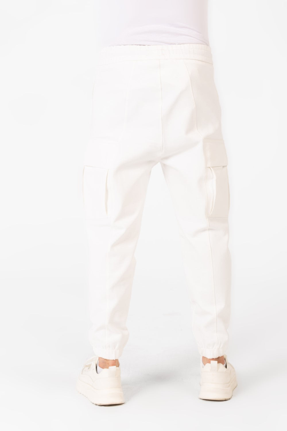 Men's Basic Oversized Sweatpants With Elastic Waistband And Side Pockets