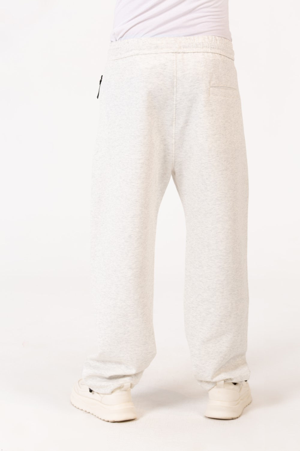 Men's Tomato Oversized Sweatpants With Elastic Waistband And Modern Zipper Pockets