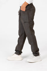 Men's Oversized Sweatpants With Elastic Waistband And Modern Zipper Pockets