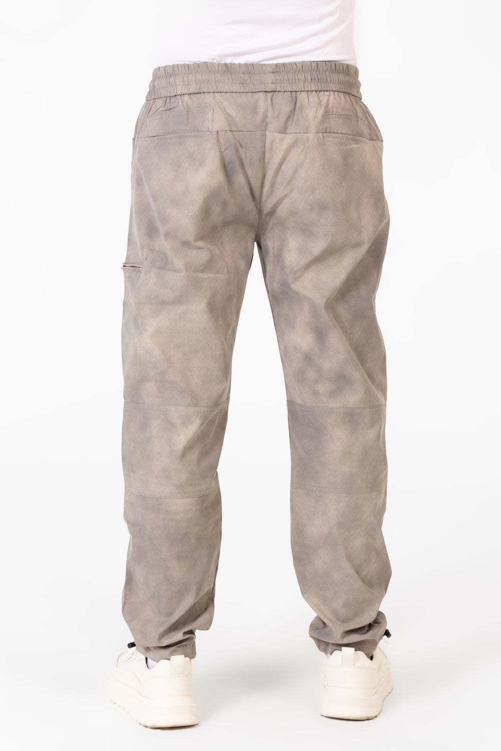 Men's Oversized Sweatpants With Elastic Waistband And Modern Zipper Pockets