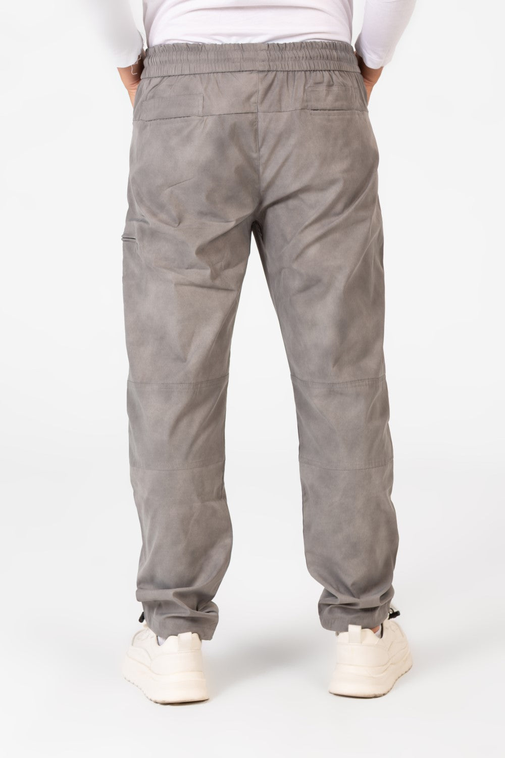 Men's Oversized Sweatpants With Elastic Waistband And Modern Zipper Pockets