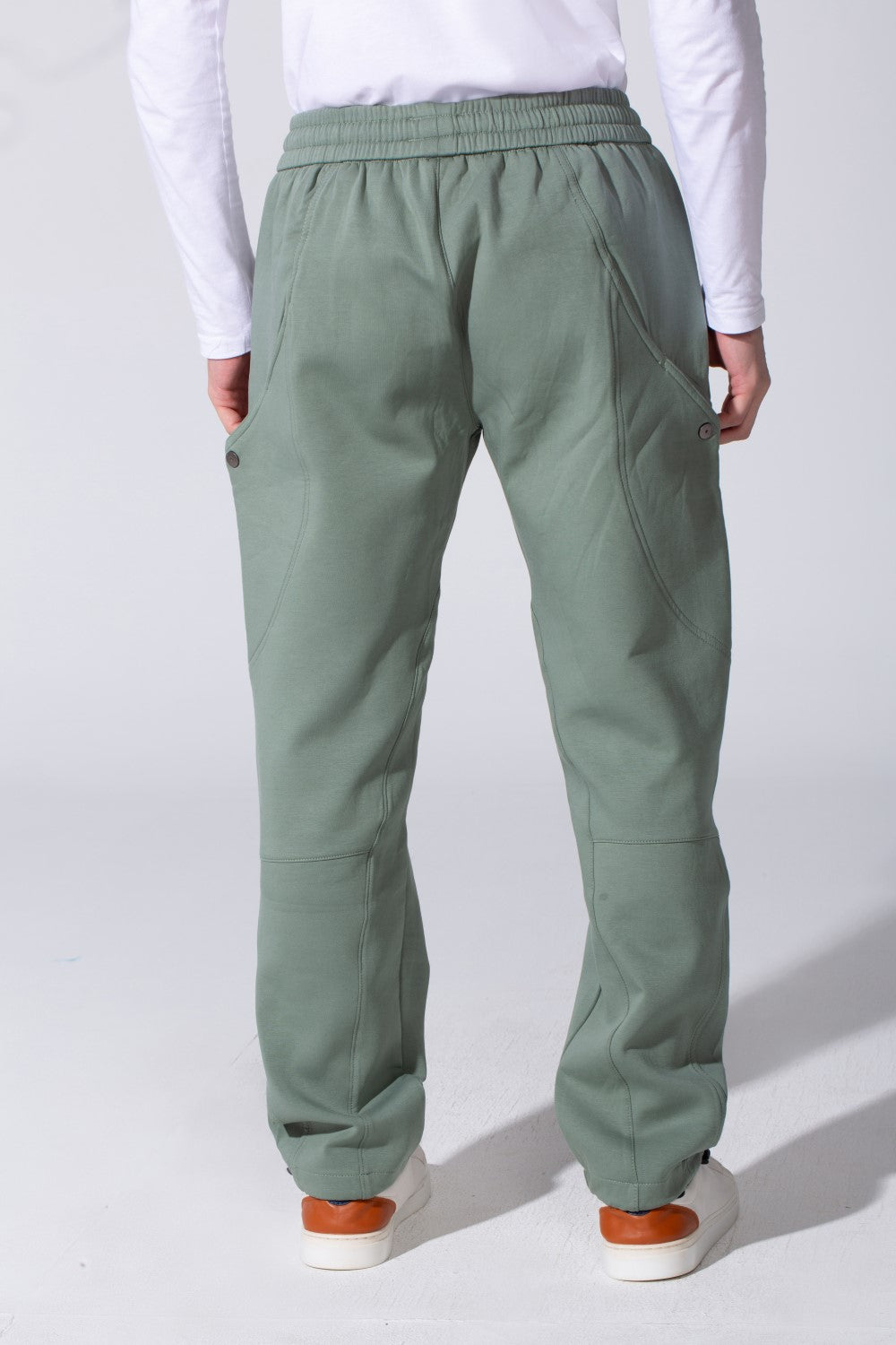 Men's Oversized Different Color Drawstring Sweatpants In A Modern Design