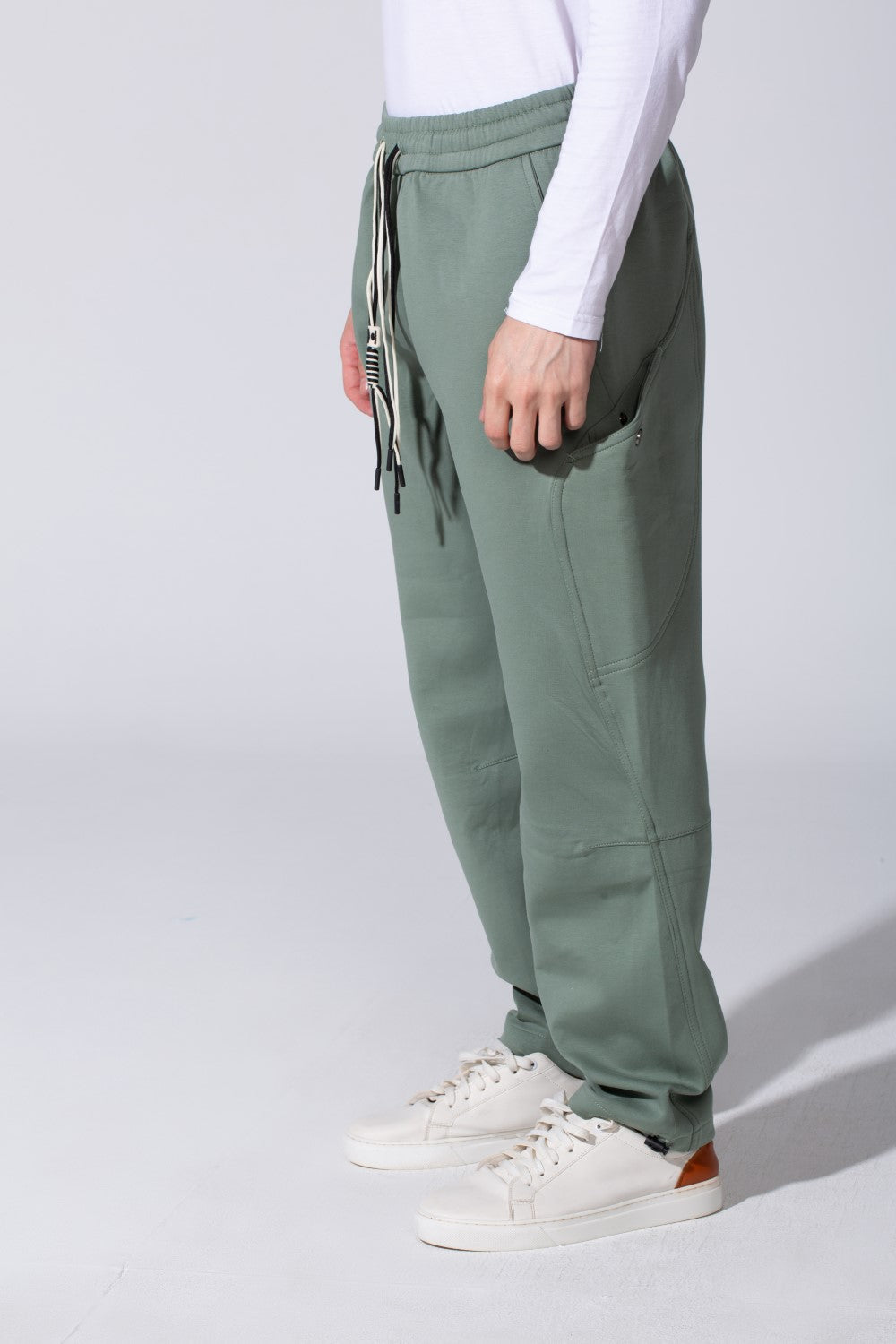 Men's Oversized Different Color Drawstring Sweatpants In A Modern Design