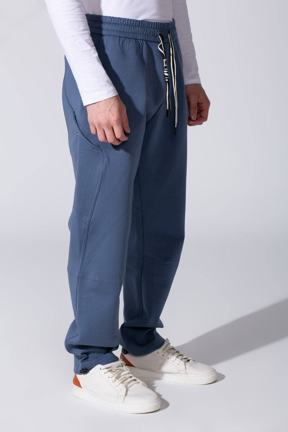 Men's Oversized Different Color Drawstring Sweatpants In A Modern Design