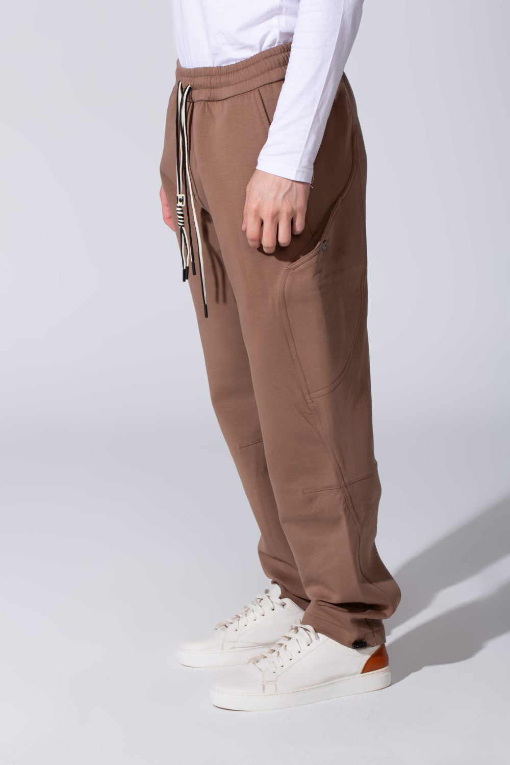 Men's Oversized Different Color Drawstring Sweatpants In A Modern Design