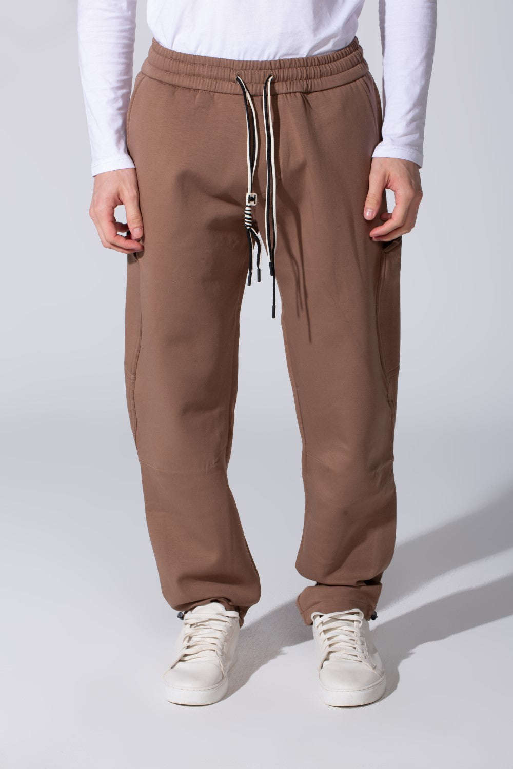 Men's Oversized Different Color Drawstring Sweatpants In A Modern Design