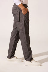 Men's Tomato Soft Waterproof Oversized Pants With Elastic Waistband And Back Pocket