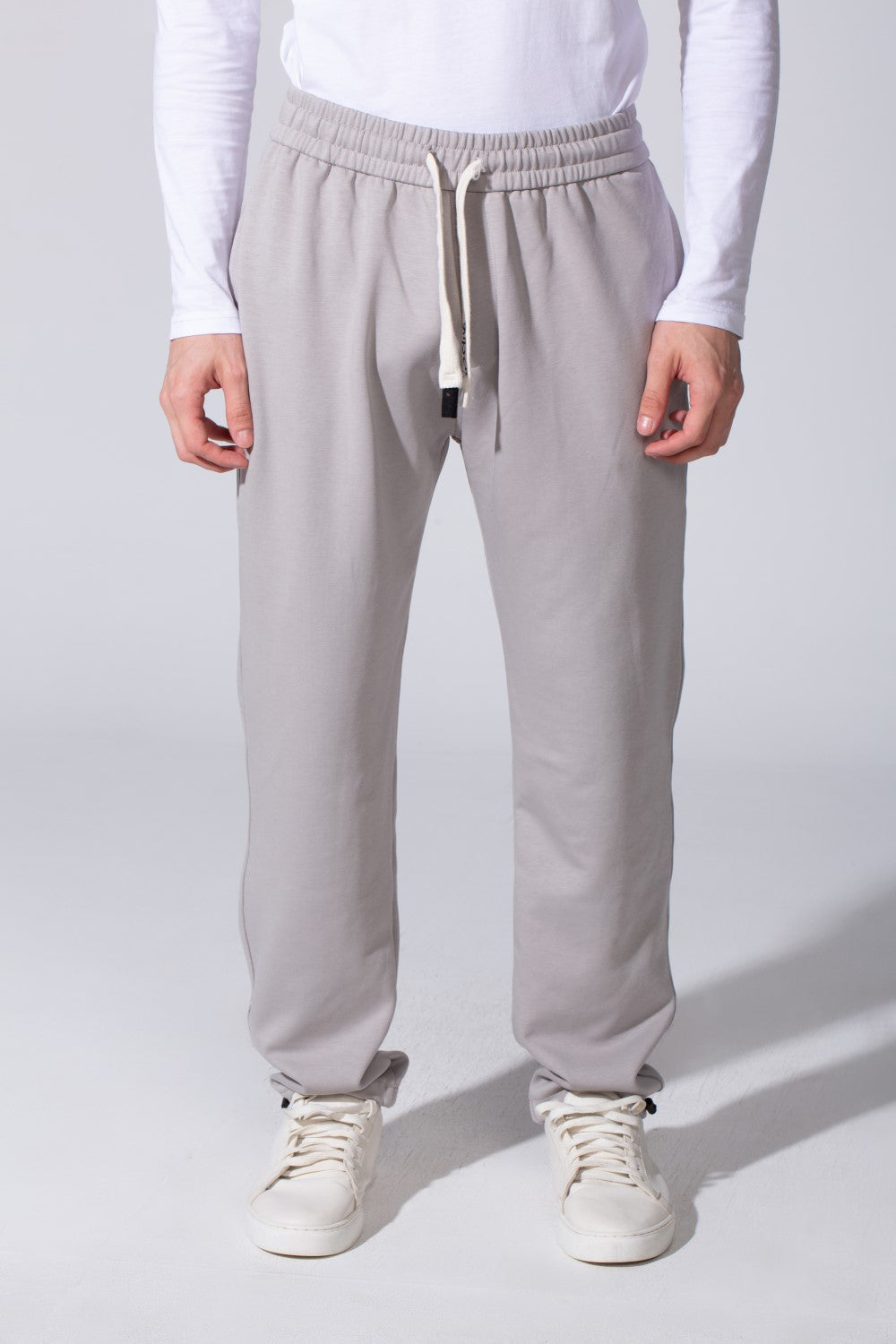 Men's Tomato Wide Leg Sweatpants With Elastic Waist And Back Pocket