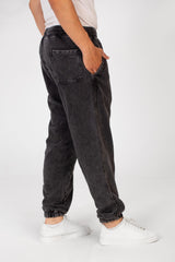 بنطال رياضي رجالي واسع مطبوع عليه Tomato بقصة عصرية وجيوب