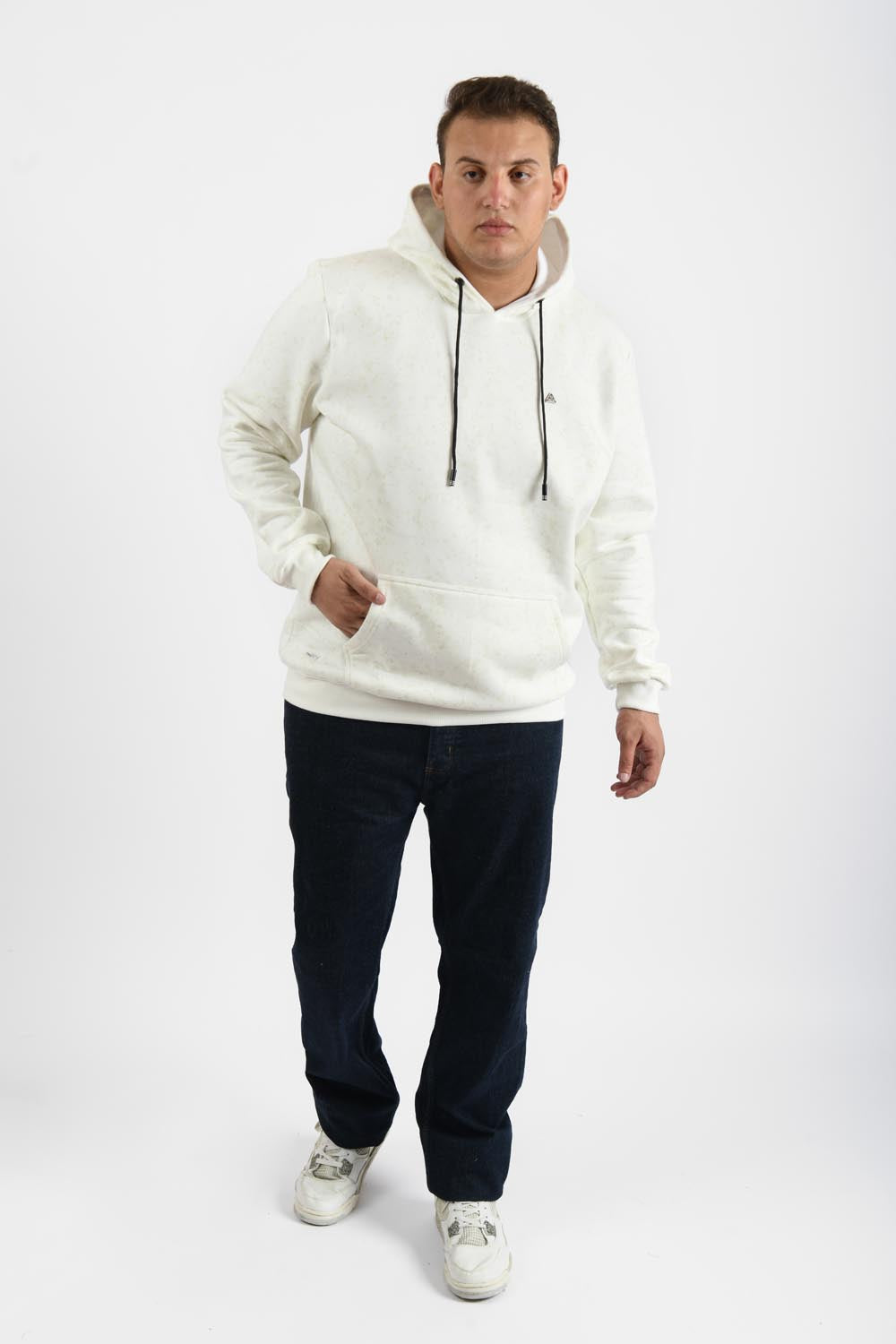 Men's Big Size Regular Fit Hoodie Melton Basic Padded Sweatshirt