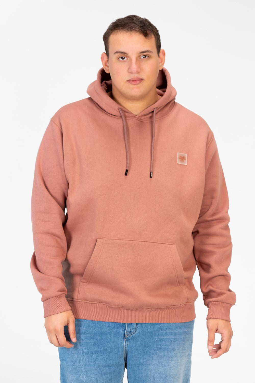 Men's Big Size Basic Long Sleeve Hoodie Sweatshirt