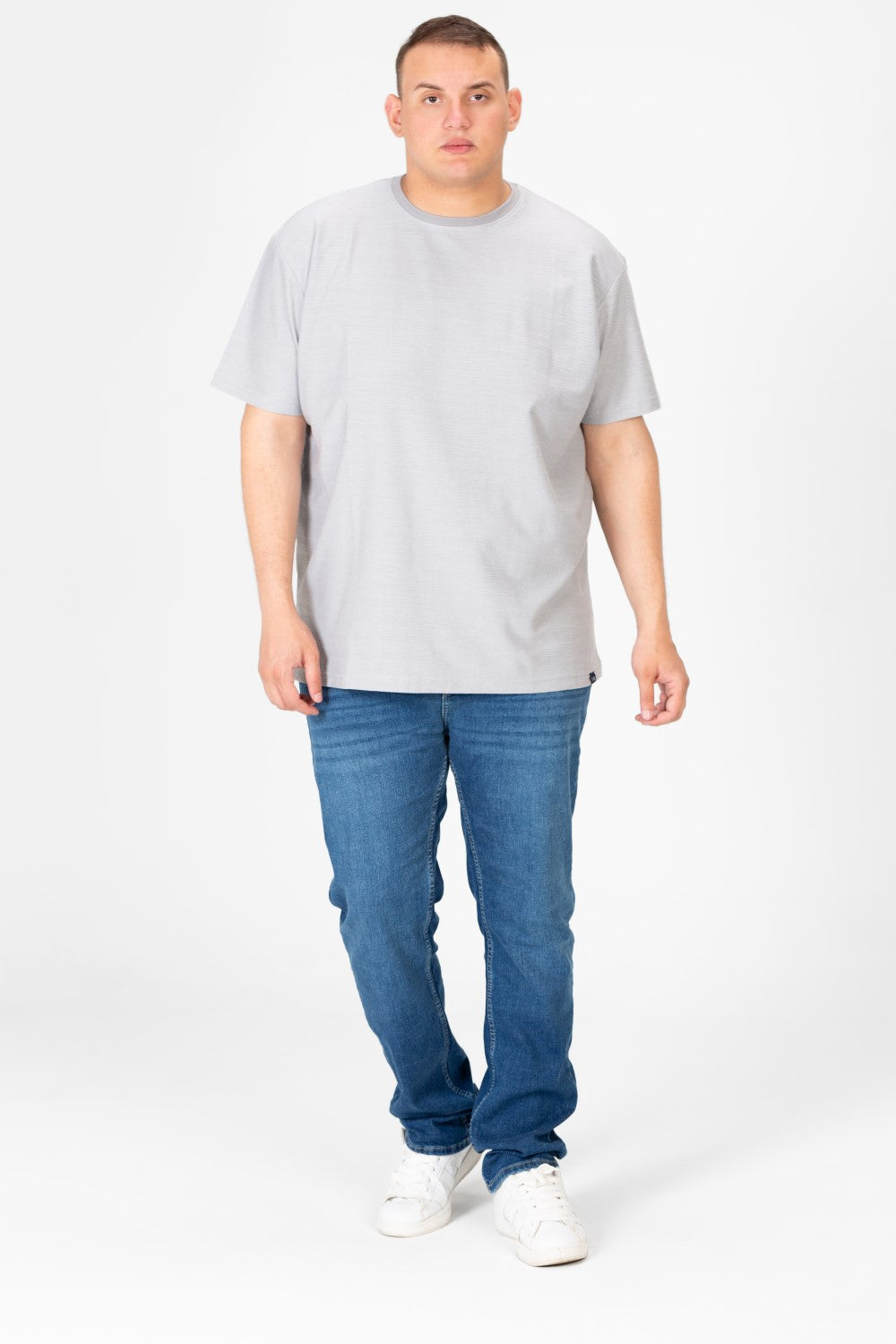 Men's Big Size Basic T-Shirt Half Sleeve