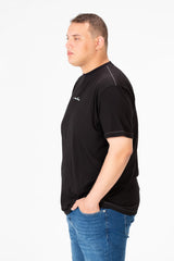 Men's Big Size Basic Round Neck T-Shirt