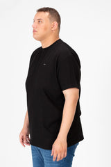 Men's Big Size Tomato Basic Crew Neck T-Shirt