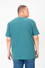 Men's Big Size Basic T-Shirt with Front Pocket