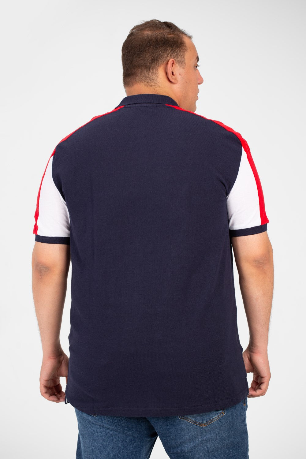 تي شيرت بولو رجالي بأكمام قصيرة ومقاس كبير مطبوع عليه طماطم بطبعة عصرية