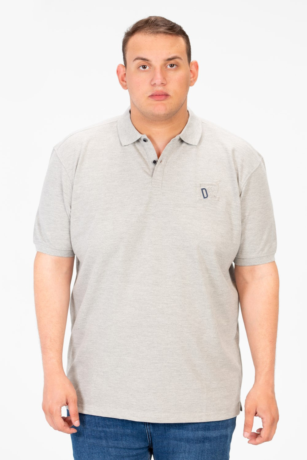 Men's Big Size Basic Half Sleeve Polo T-Shirt