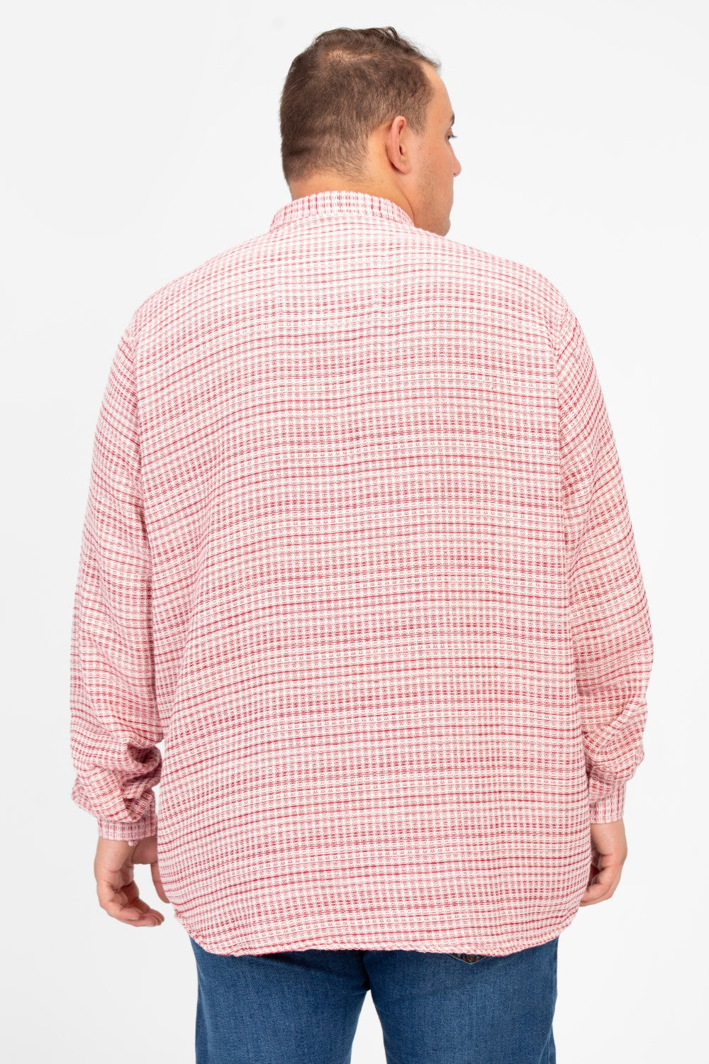 Men's Big Size Shirt With Long Sleeves And Buttons