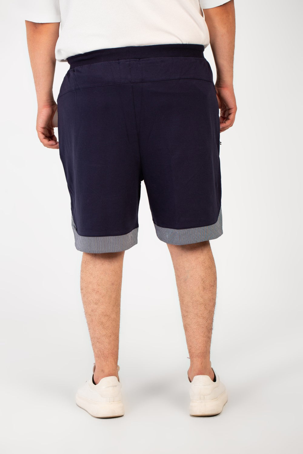 Men's Milton Basic Big Size Short Modern Design With A Side Text Print