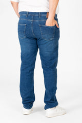 Men's Big Size Jeans Used Pants with Five Pockets
