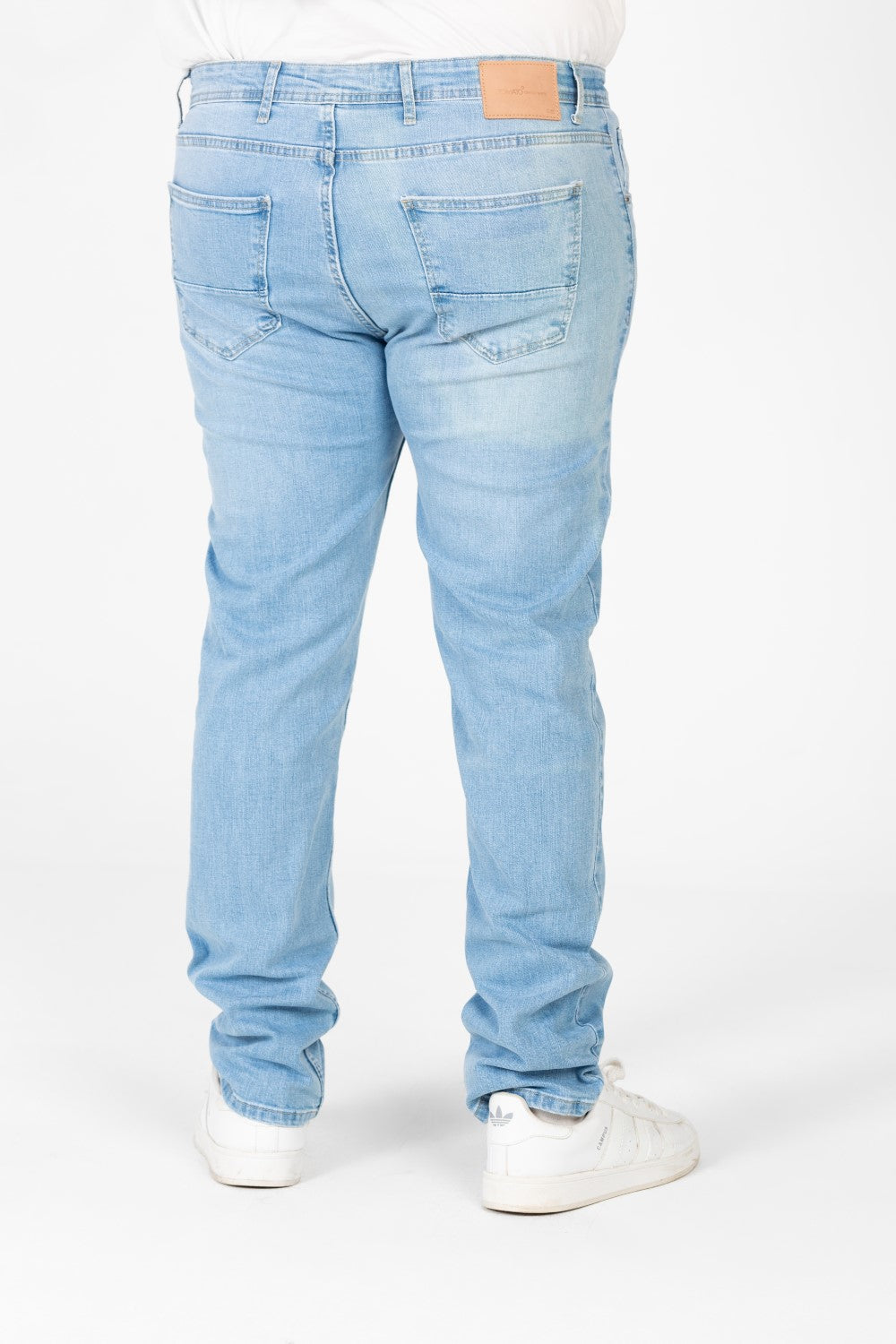 Men's Big Size Jeans Used Pants with Five Pockets