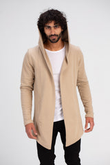 Men's Cardigan Long Sleeve Hooded Regular Fit Sweatshirt