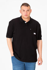 Men's Big Size Polo Half Sleeve T-Shirt with Front Pocket
