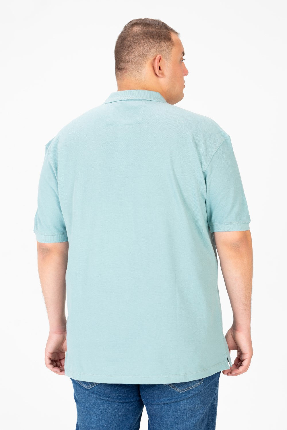 Men's Big Size Polo Half Sleeve T-Shirt with Front Pocket