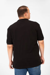 Men's Big Size Tomato Polo Short Sleeves T-Shirt With Front Colors Print