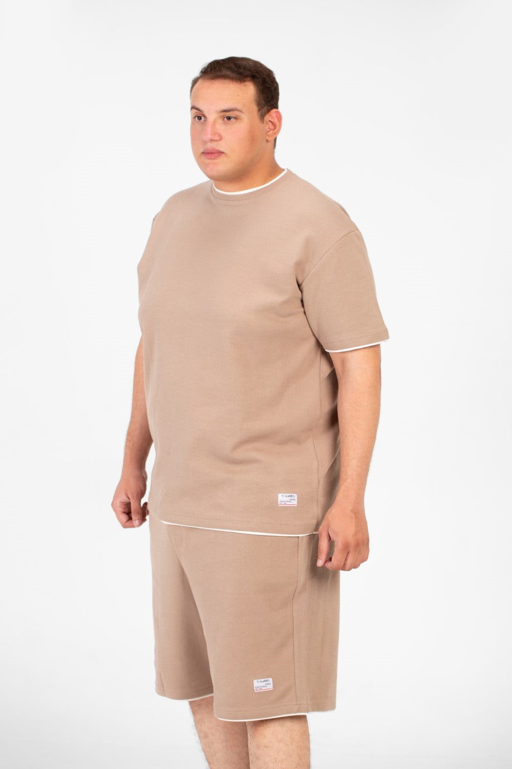 Men's Big Size Basic Fashion Outfit Set