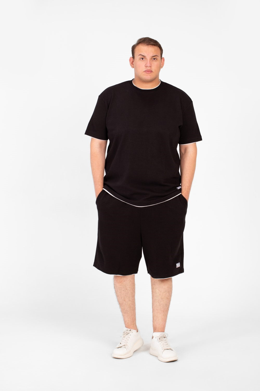 Men's Big Size Basic Fashion Outfit Set