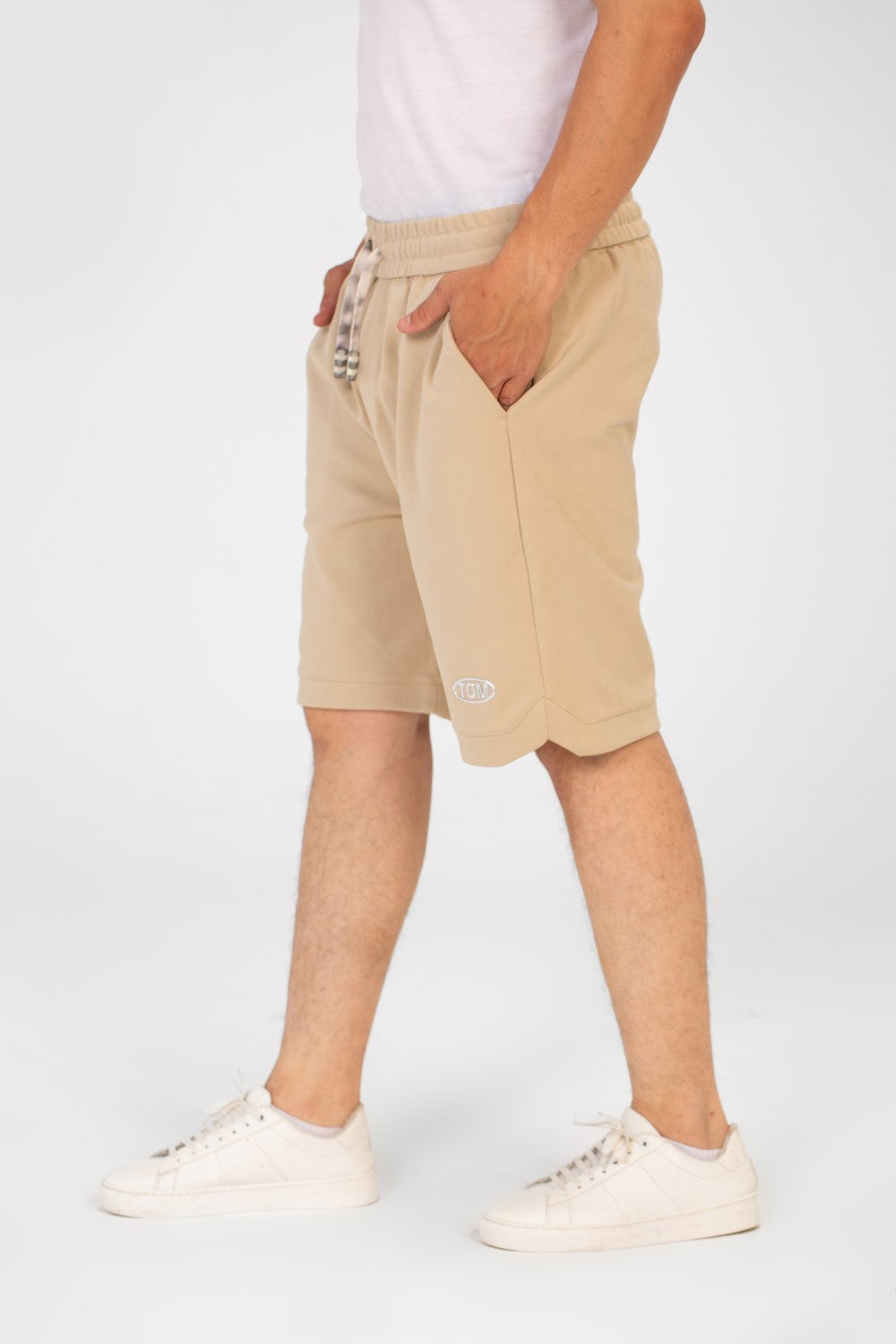 شورت ميلتون صيفي للرجال مع جيوب وخصر مطاطي