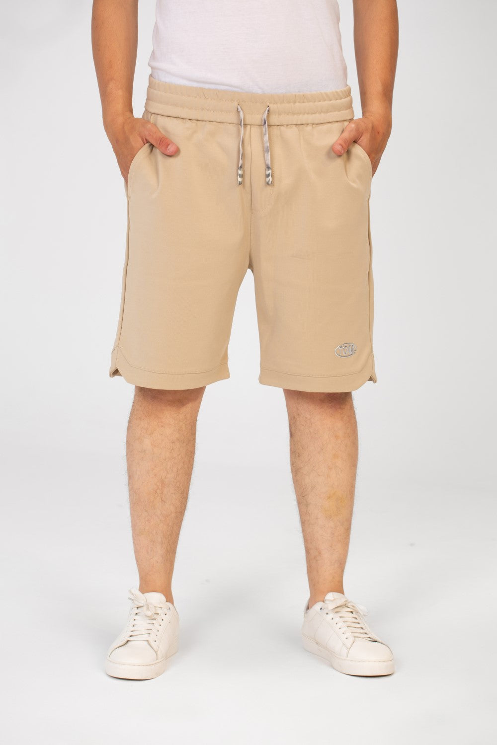 شورت ميلتون صيفي للرجال مع جيوب وخصر مطاطي