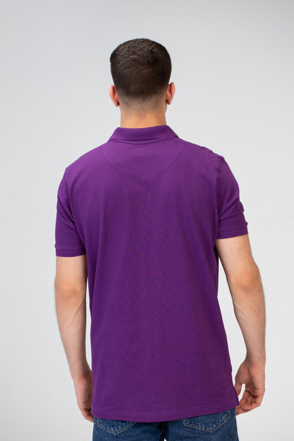 Mens Slim Fit Polo T-Shirt With Front Print