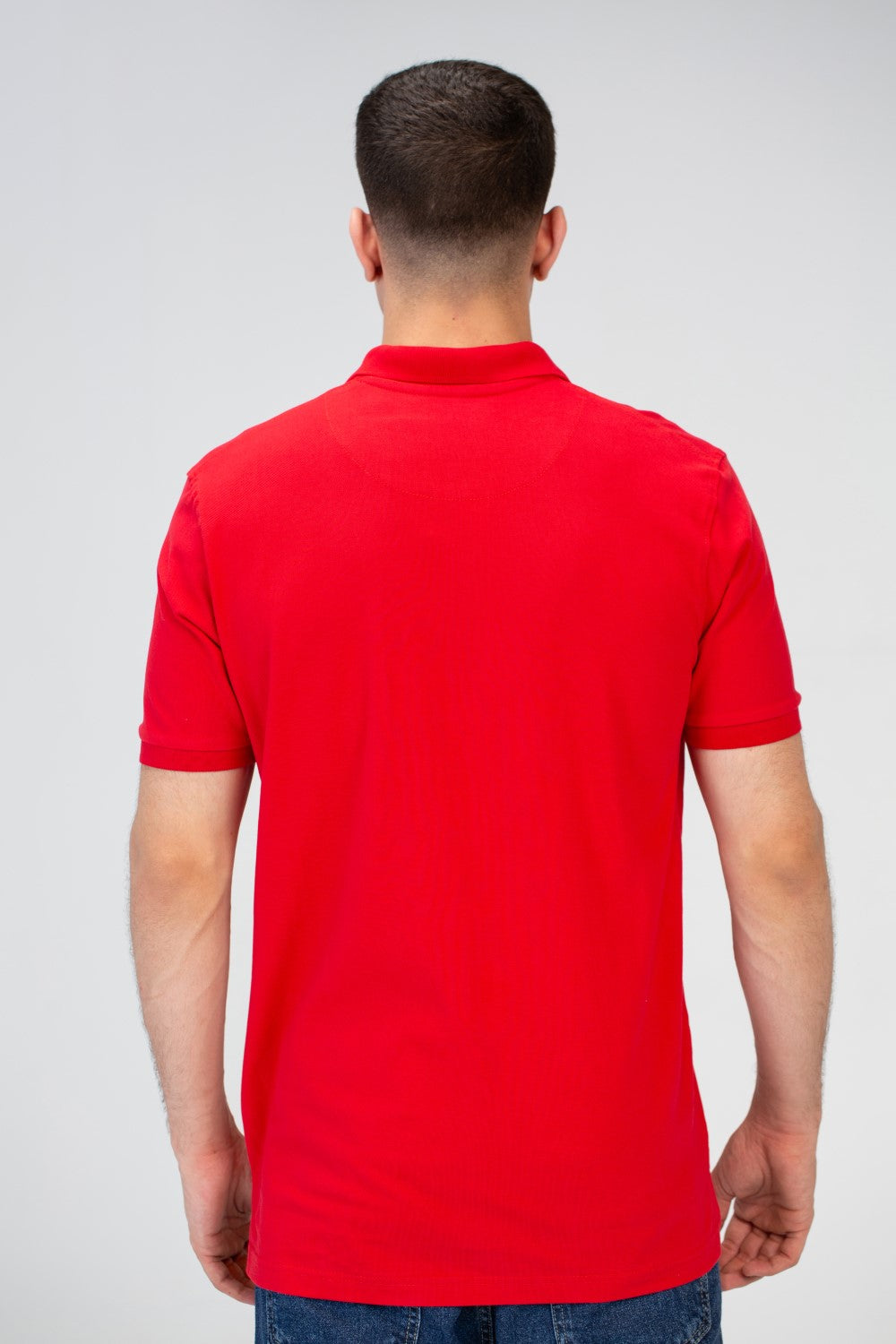 Mens Slim Fit Polo T-Shirt With Front Print