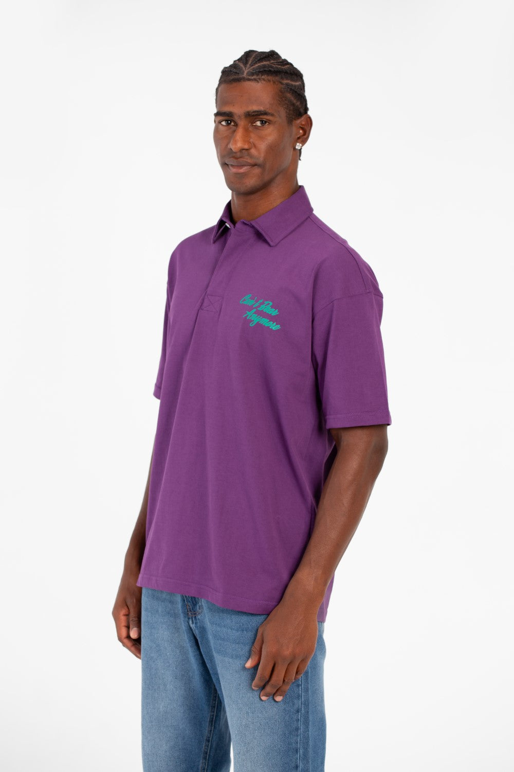 Men's Printed Regular Fit Bolivar Short Sleeve Comfortable Polo T-Shirt
