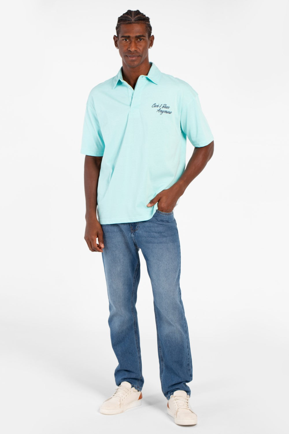 Men's Printed Regular Fit Bolivar Short Sleeve Comfortable Polo T-Shirt