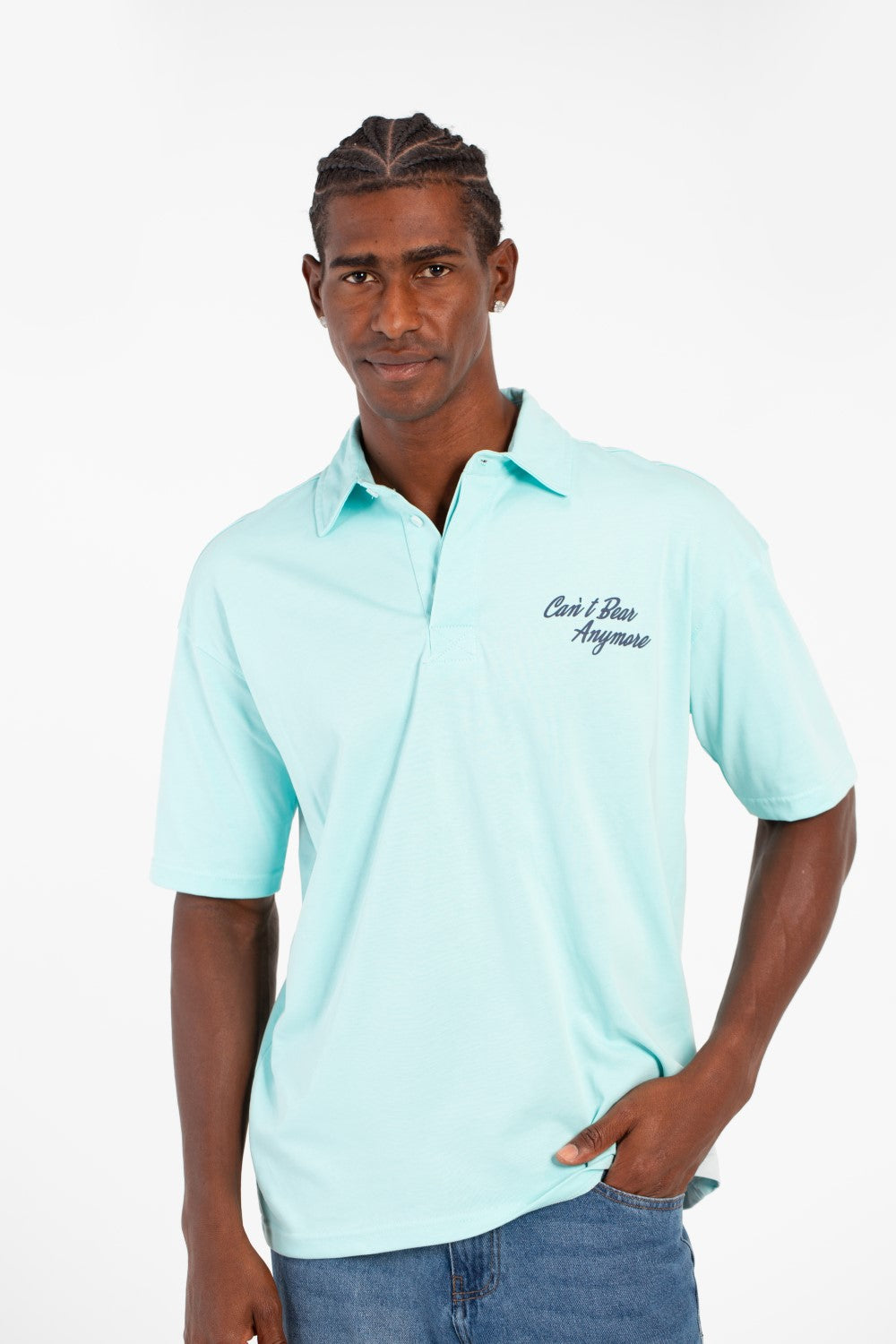 Men's Printed Regular Fit Bolivar Short Sleeve Comfortable Polo T-Shirt
